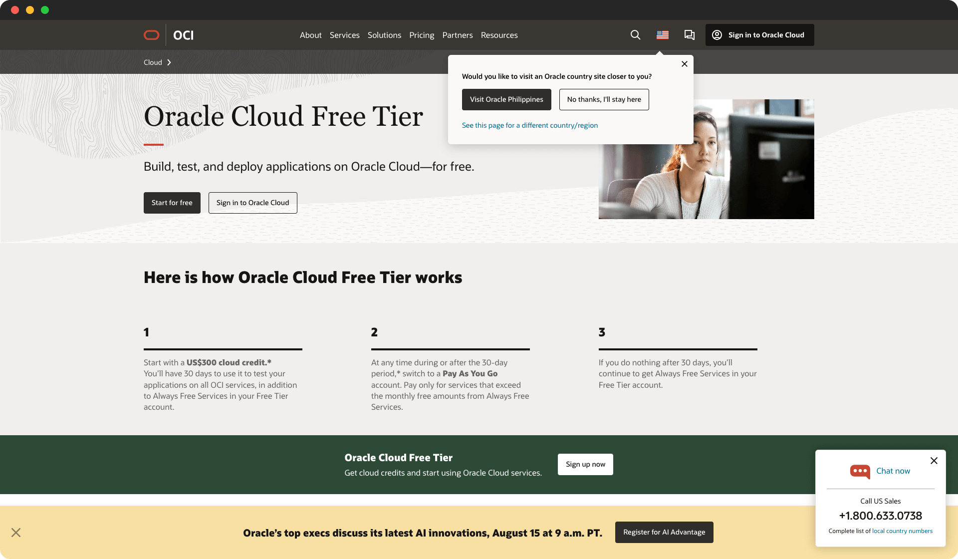 Oracle Cloud Free Tier